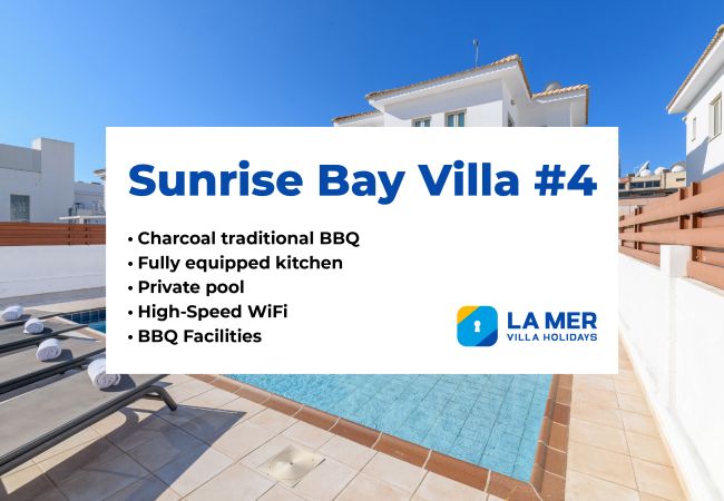 Villa in Protaras - Sunrise Bay Villa #4 Villa in Protaras - Sunrise Bay Villa #4