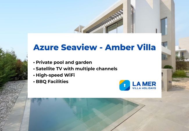 Villa in Protaras - Azure Seaview - Amber Villa Villa in Protaras - Azure Seaview - Amber Villa