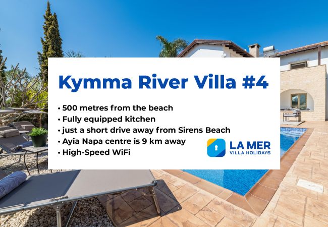 Villa in Ayia Napa - Kymma River Villa #4 Villa in Ayia Napa - Kymma River Villa #4