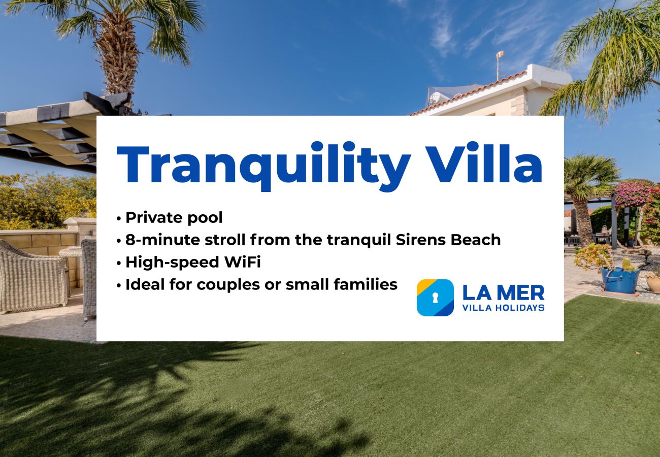Villa in Ayia Napa - Tranquility Villa
