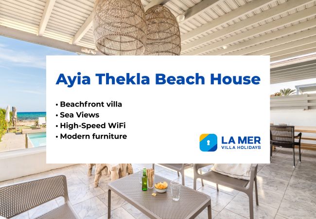 Villa in Ayia Napa - Ayia Thekla Beach House Villa in Ayia Napa - Ayia Thekla Beach House
