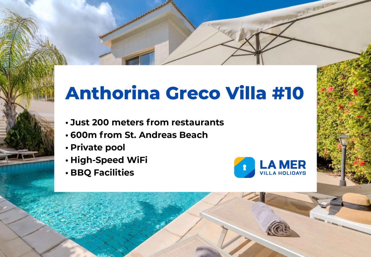 Villa a Protaras - Anthorina Greco Villa #10
