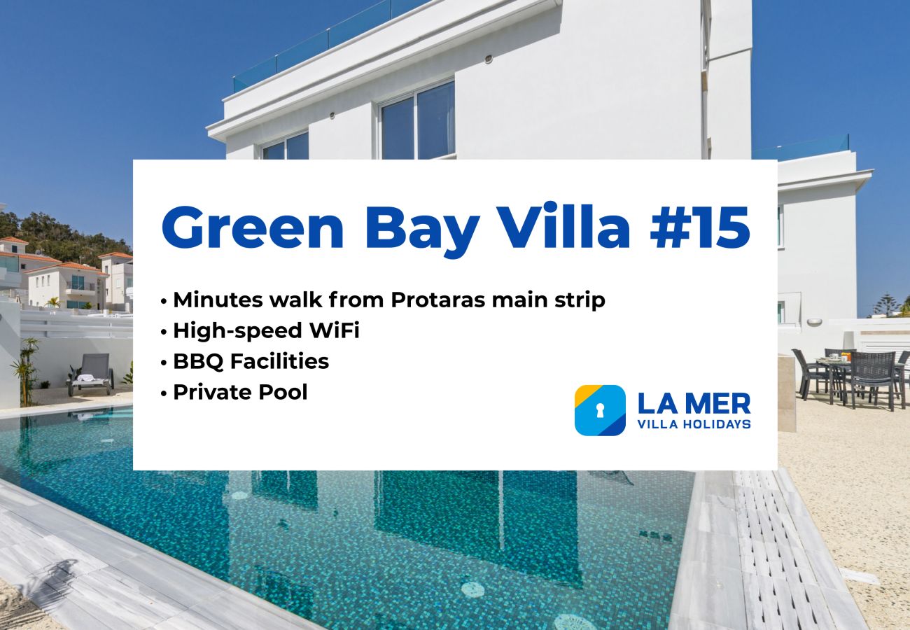 Willa w Protaras - Green Bay Villa #15