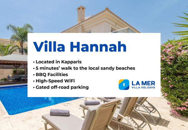 Willa w Protaras - Villa Hannah Willa w Protaras - Villa Hannah