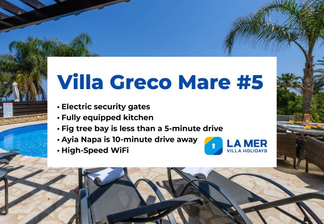 Willa w Protaras - Villa Greco Mare #5 Willa w Protaras - Villa Greco Mare #5