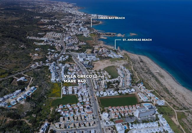Willa w Protaras - Villa Greco Mare #40 Willa w Protaras - Villa Greco Mare #40