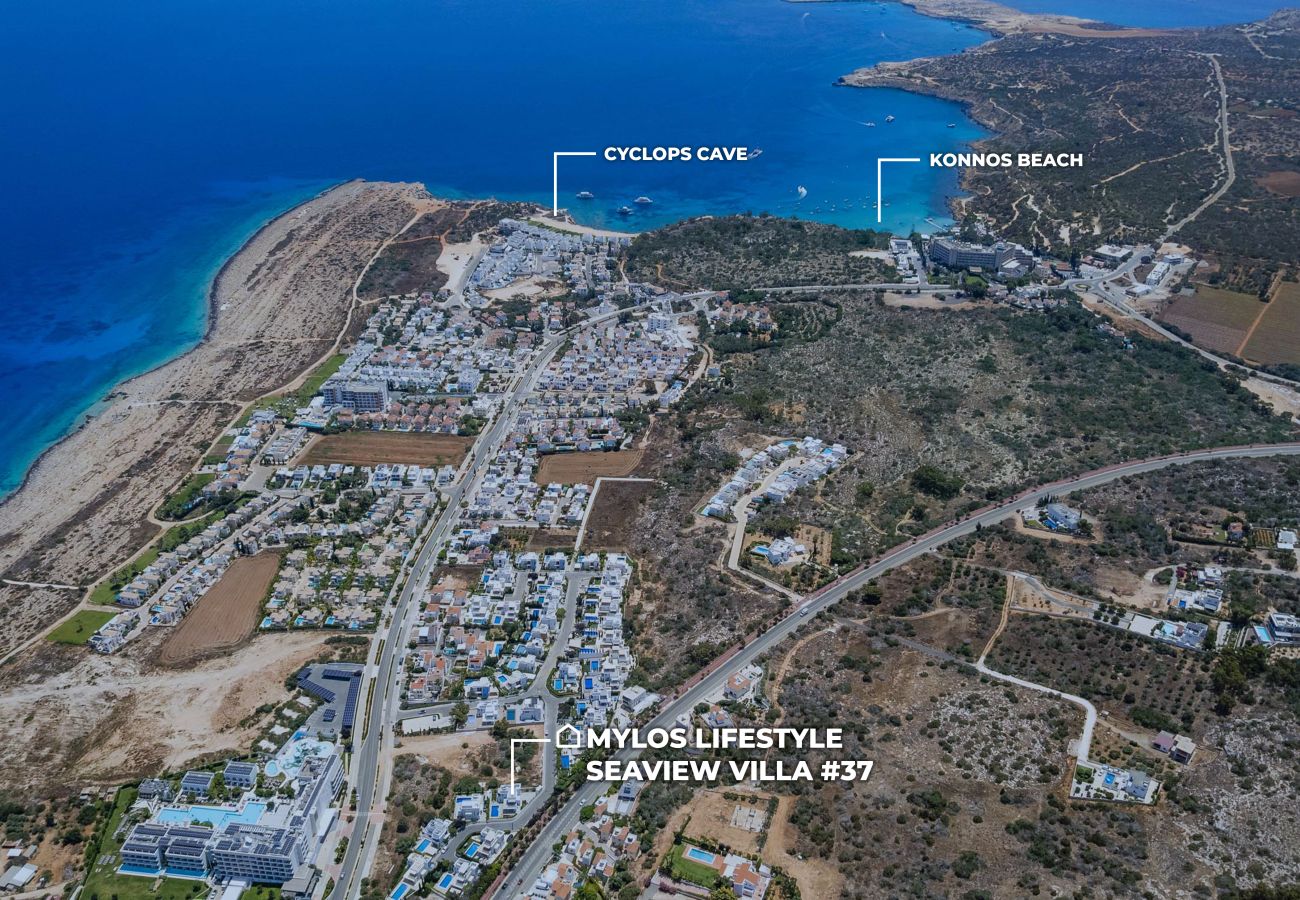 Willa w Protaras - Mylos Lifestyle Seaview Villa #37
