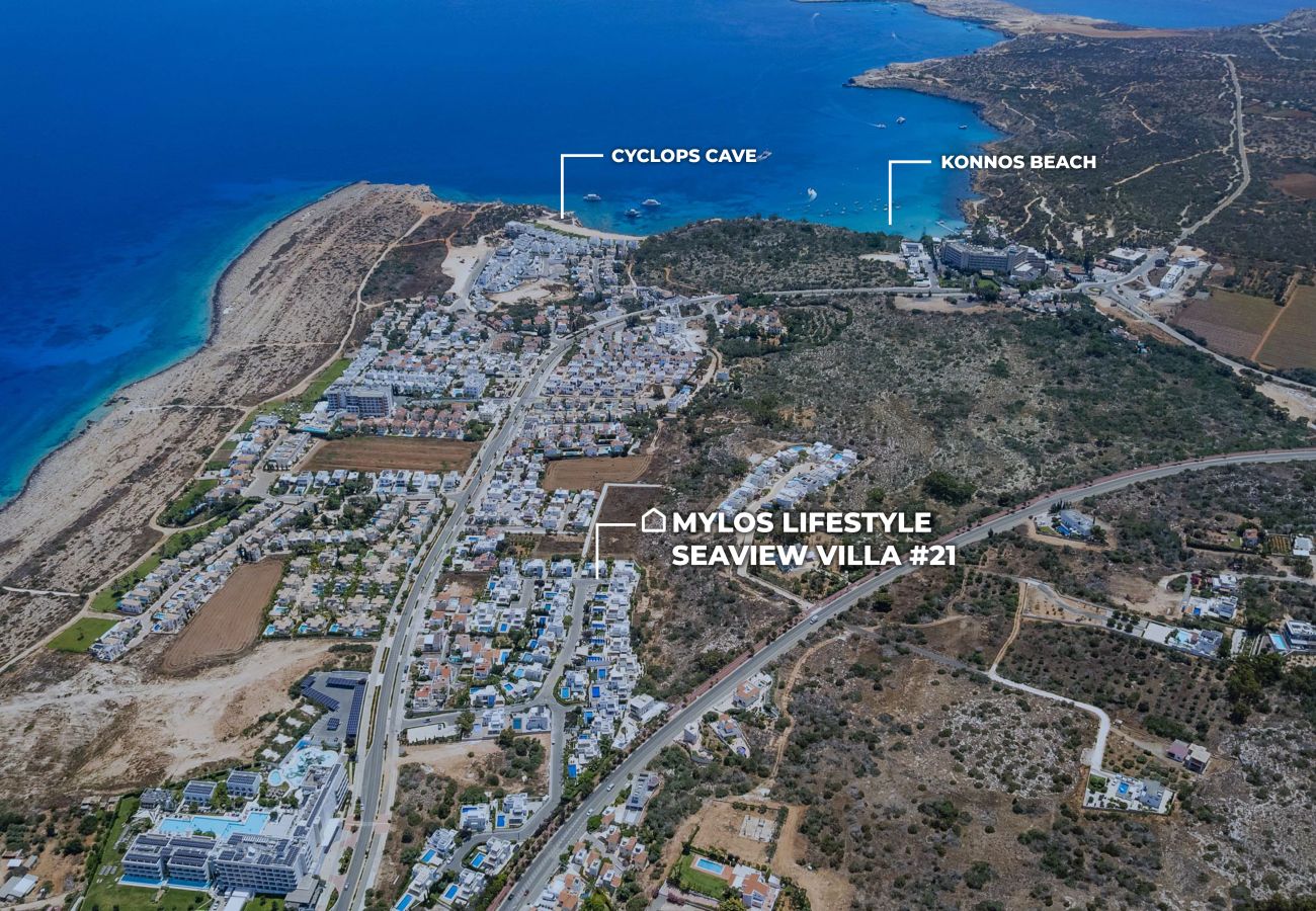 Willa w Protaras - Mylos Lifestyle Seaview Villa #21