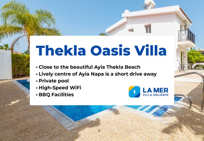 Willa w Ayia Napa - Thekla Oasis Villa Willa w Ayia Napa - Thekla Oasis Villa