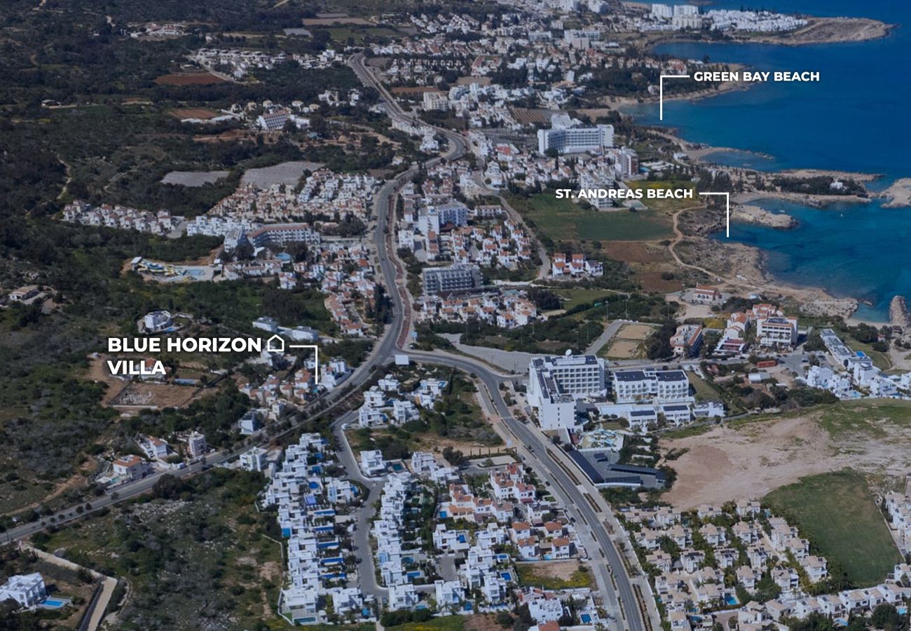 Willa w Protaras - Blue Horizon Villa