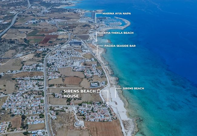 Villa in Ayia Napa - Sirens Beach House Villa in Ayia Napa - Sirens Beach House