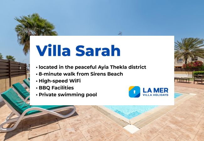 Villa in Ayia Napa - Villa Sarah Villa in Ayia Napa - Villa Sarah