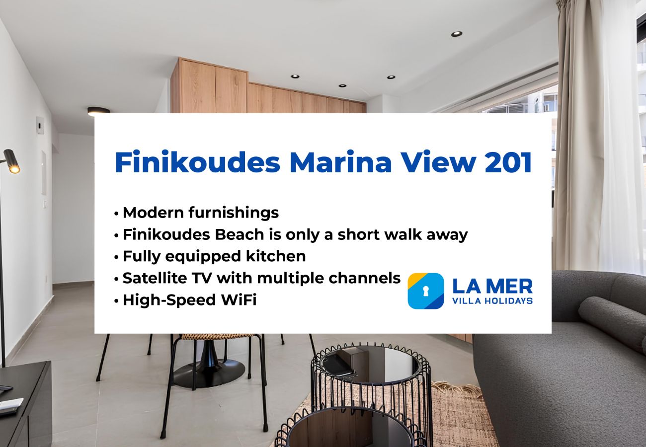 Apartment in Larnaca - Finikoudes Marina View 201