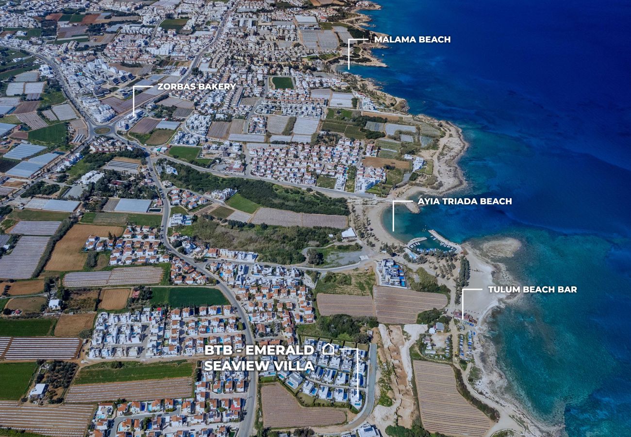 Вилла на Protaras - By The Beach - Emerald Seaview Villa