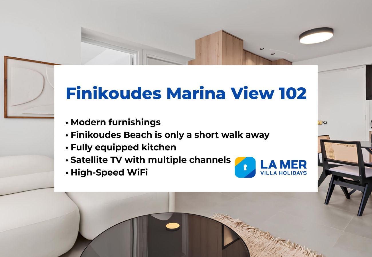 Апартаменты на Larnaca - Finikoudes Marina View 102